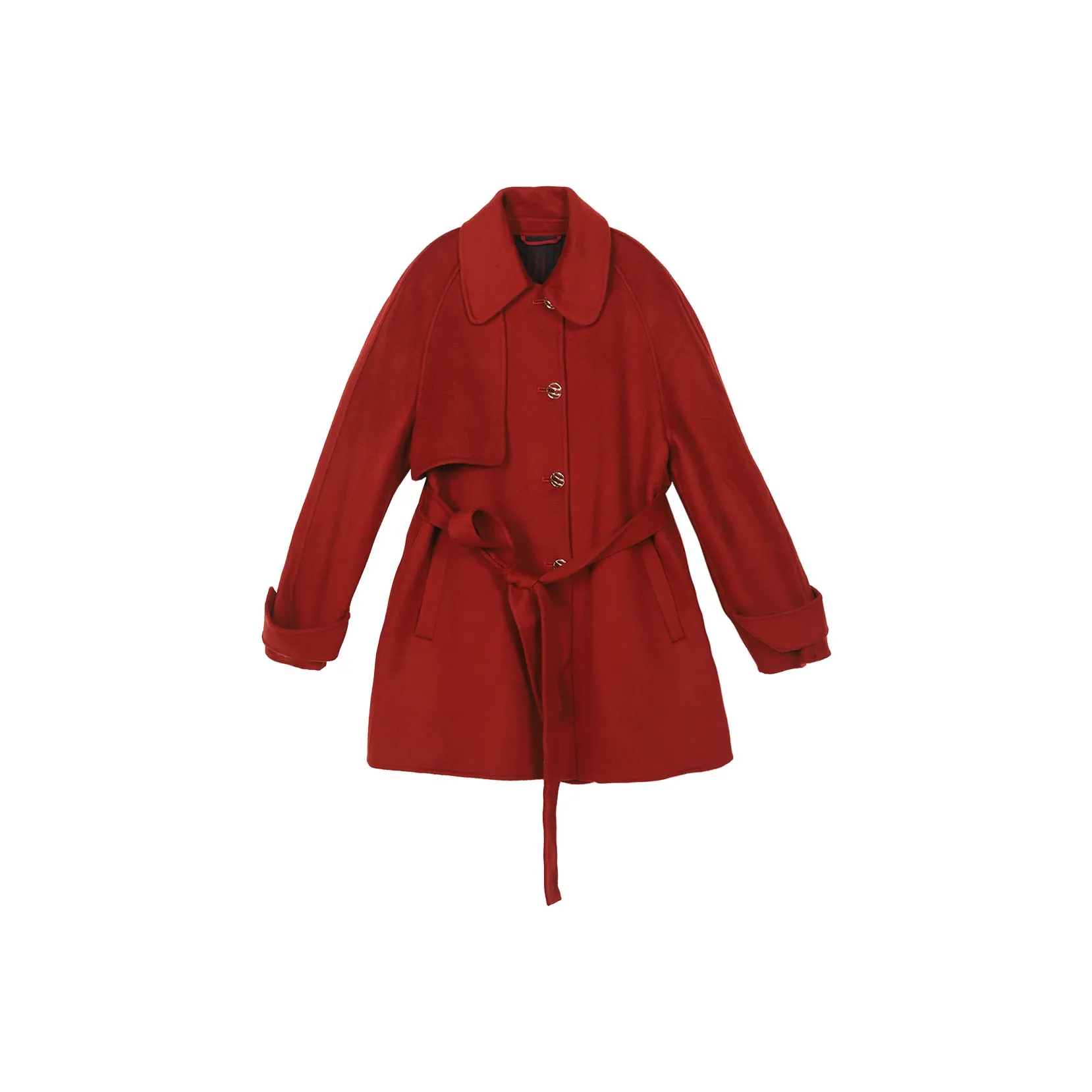 E.BECKY Red Женское Пальто