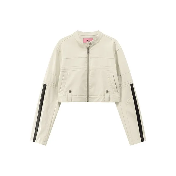 CHUU Cropped Jacket Women's White