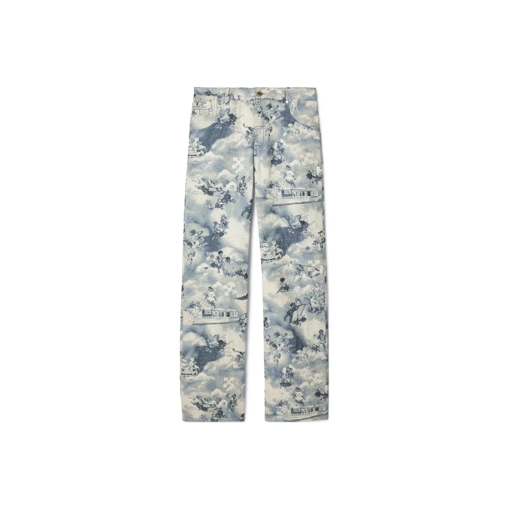 OFF-WHITE Casual Pants Women's White