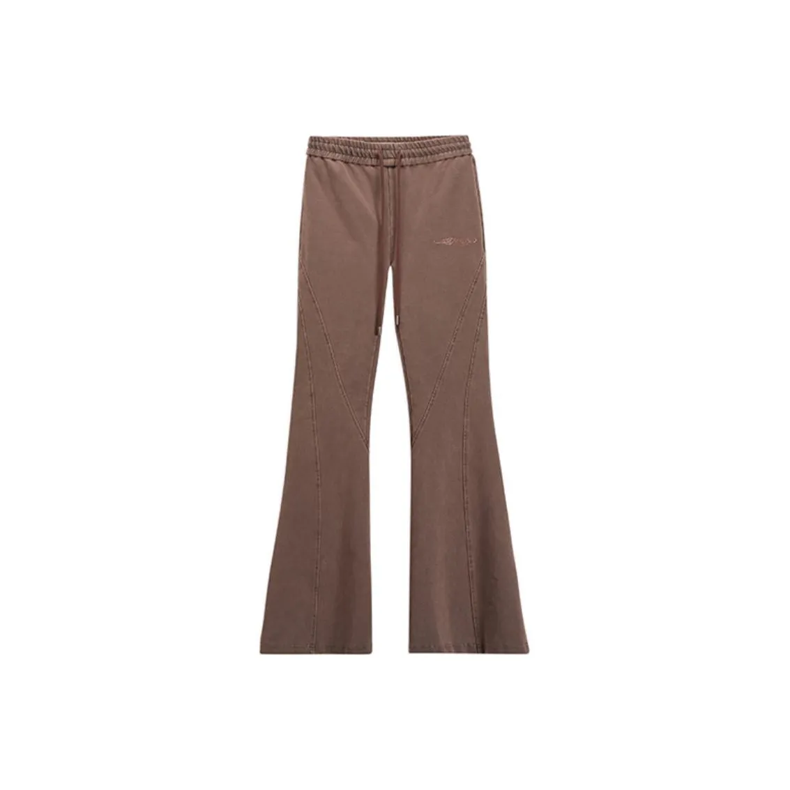 Ed Hardy FW24 Casual Pants Women's Iced Mocha Brown