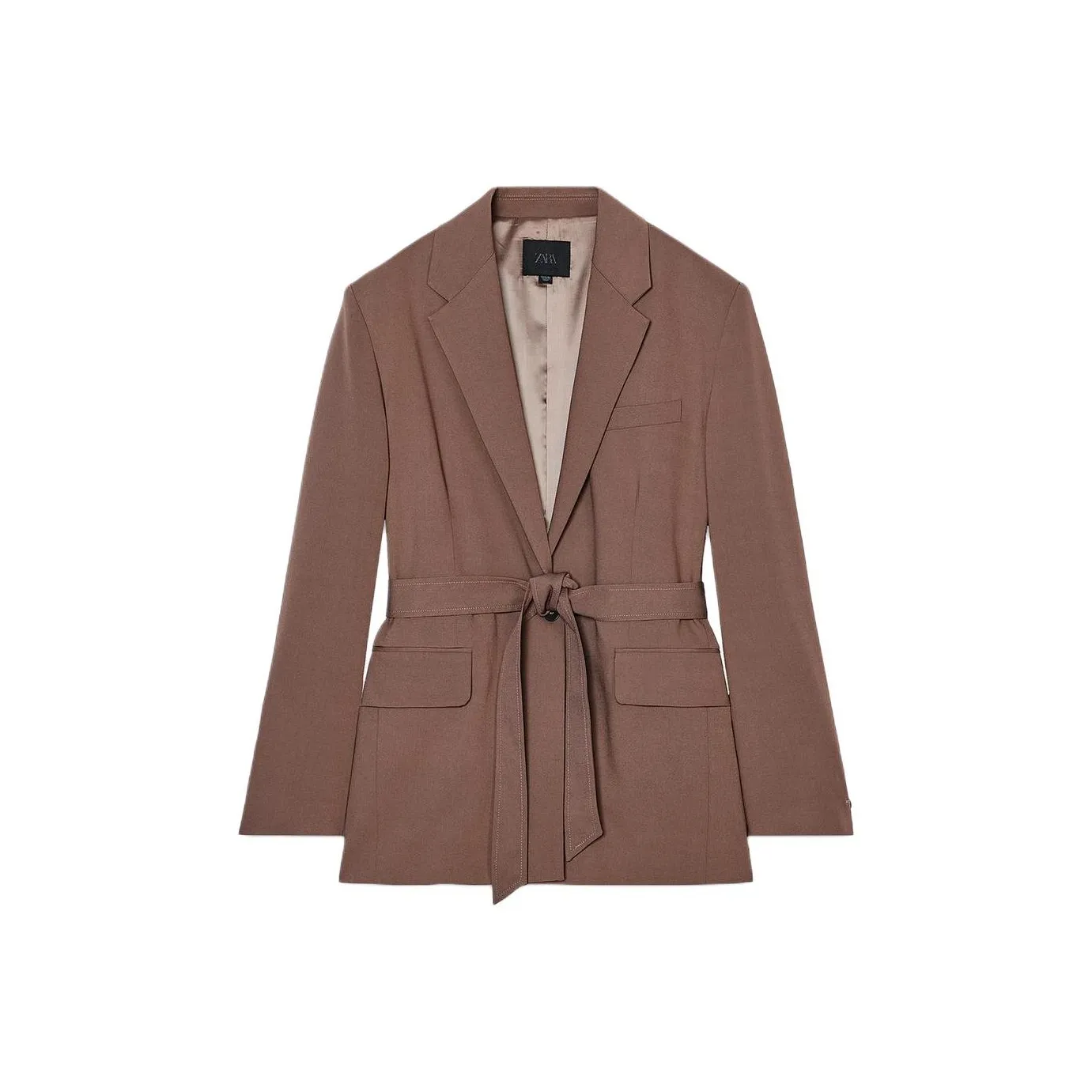 ZARA Бизнес-костюм женский светлый норка