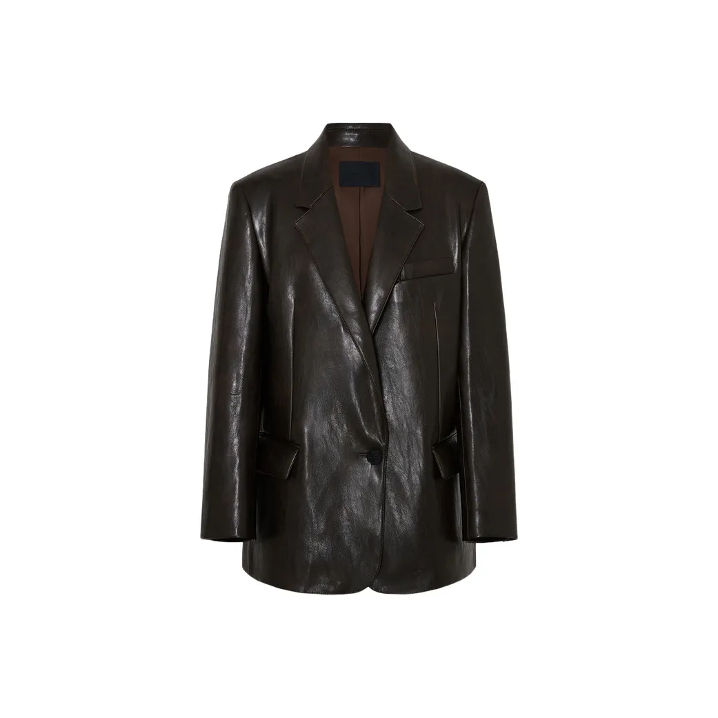 MOCO Leather Jacket Women's Smoke Brown