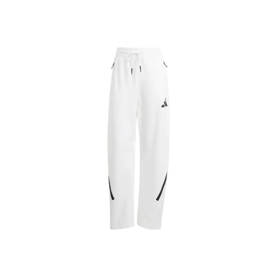 Adidas Women's Z.N.E. Barrel Tracksuit Bottoms White/Black