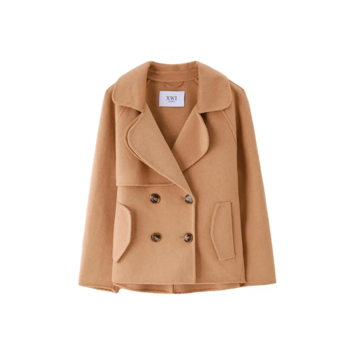 XWI Медовый Коричневый Женское Пальто