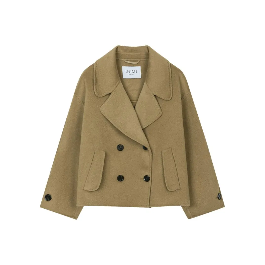 IHIMI Coats Women's Camel