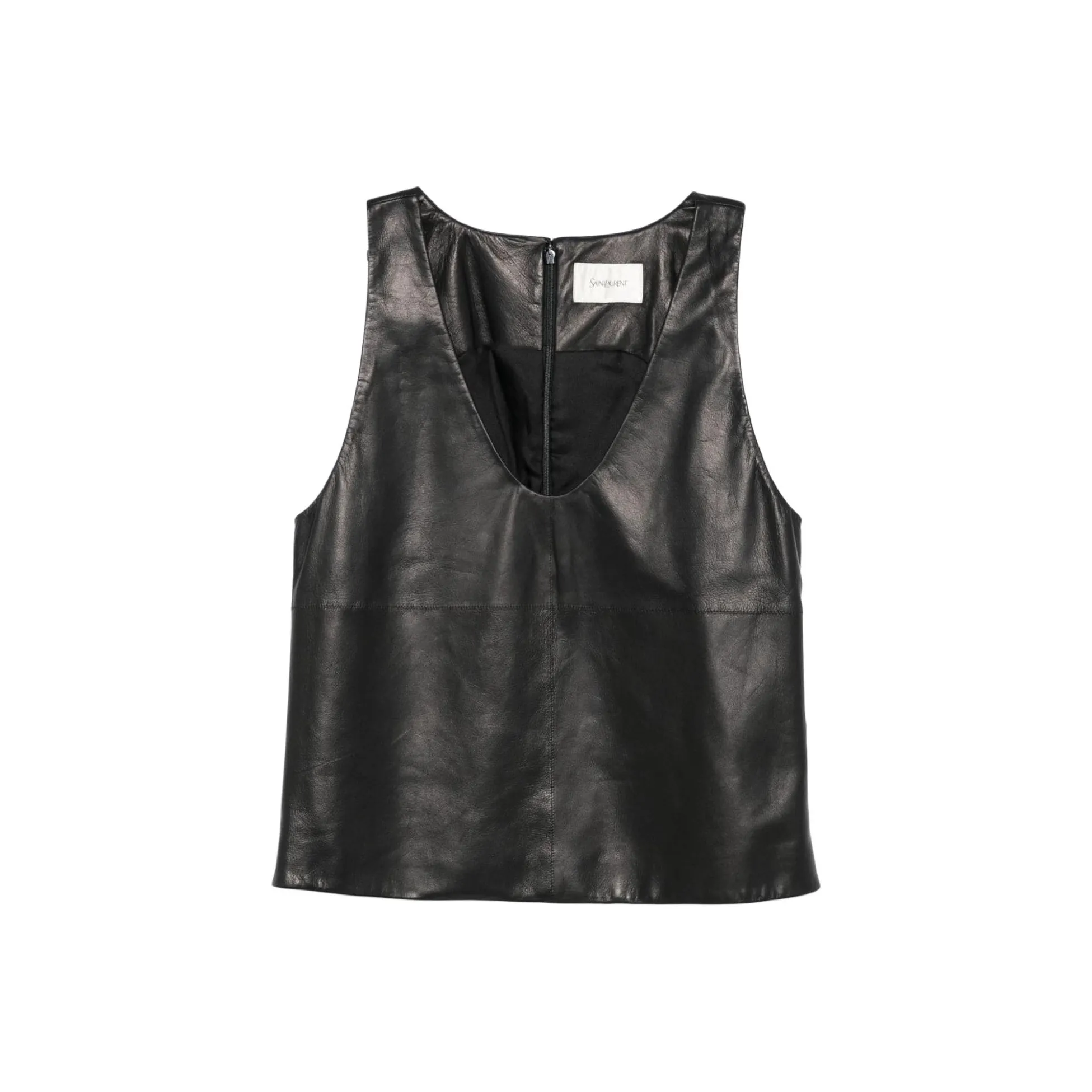 SAINT LAURENT Leather Top
