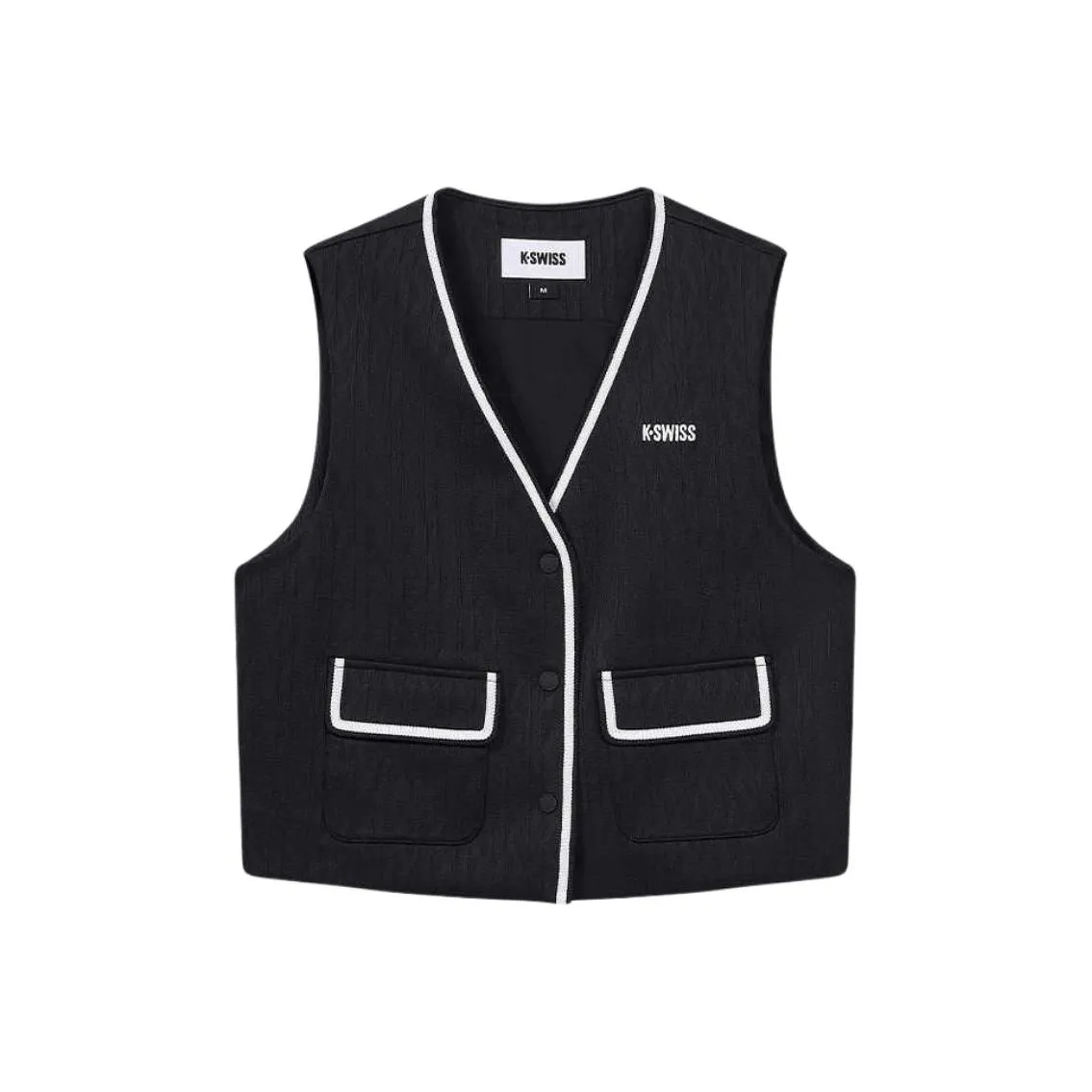 K·SWISS Глубокий черный Женский жилет
