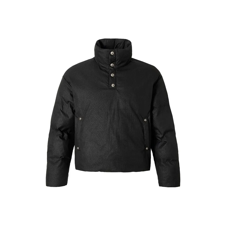 YADcrew Хлопковый пуховик унисекс черного цвета