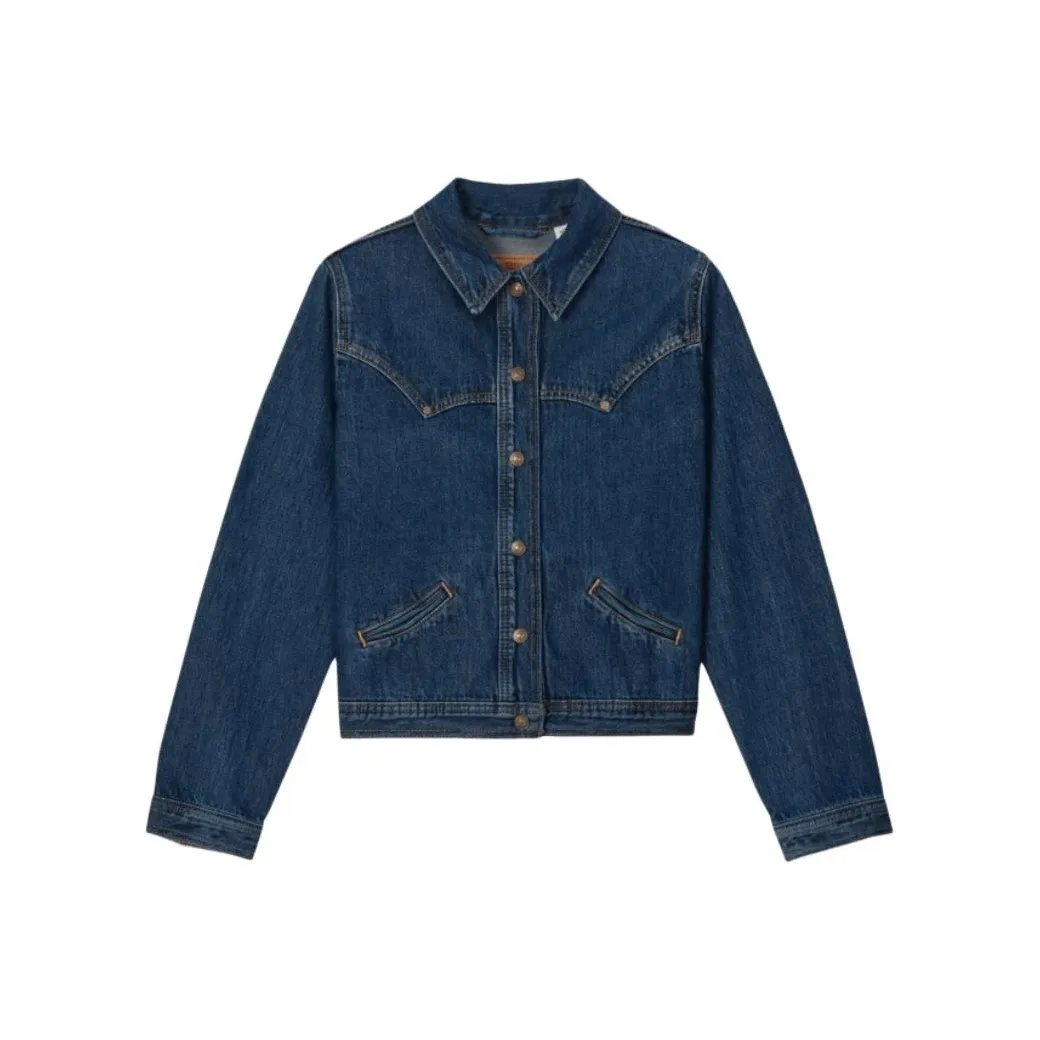 Levi's SS25 Denim Jacket Women's Dark Blue