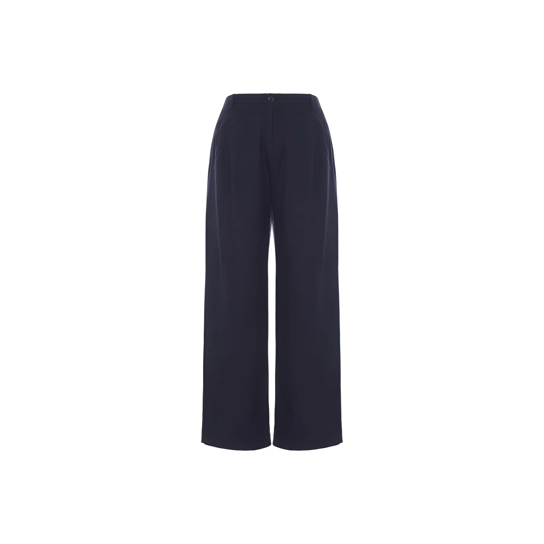 Ines De La Fressange X UNIQLO X Ines De La Fressange Casual Pants Women's Navy Blue
