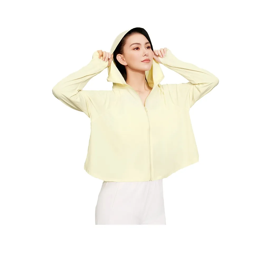 MOUTION Дышащий Защита от ультрафиолета Охлаждающий Защита от солнца Влагоотводящий Защита от солнца Женская одежда