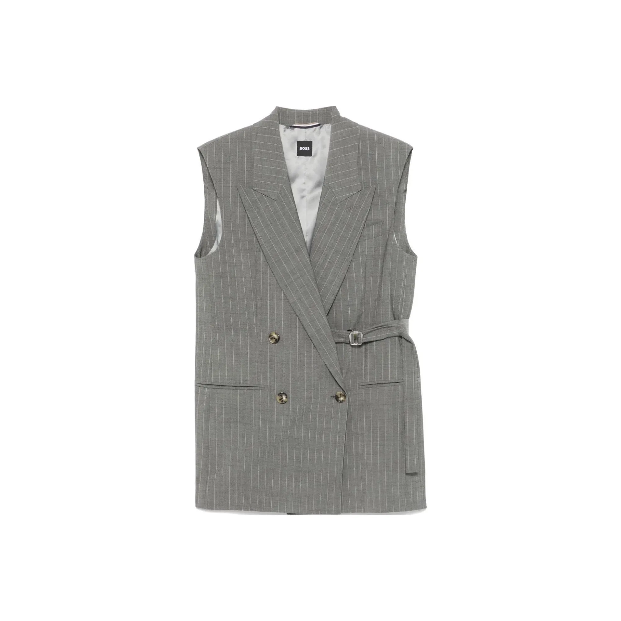 Boss Pinstripe pattern Waistcoat