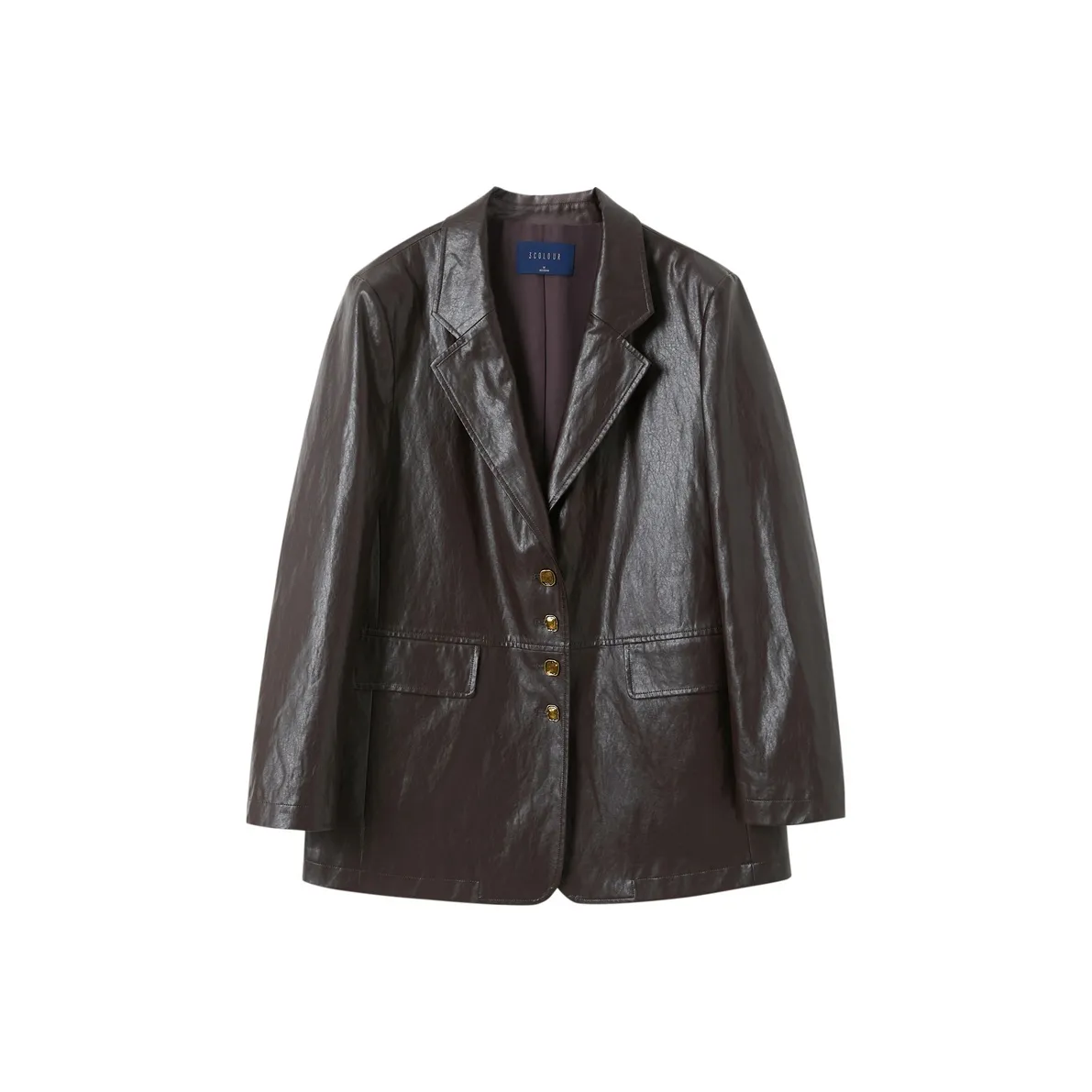 3COLOUR Кожа Куртка Женская Анкора Красный