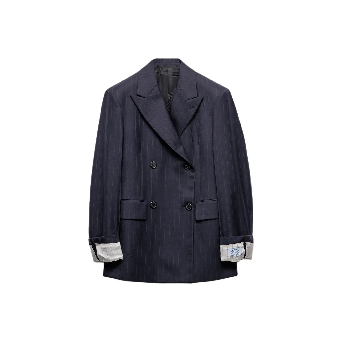 PRADA Double Breasted Tailored Blazer