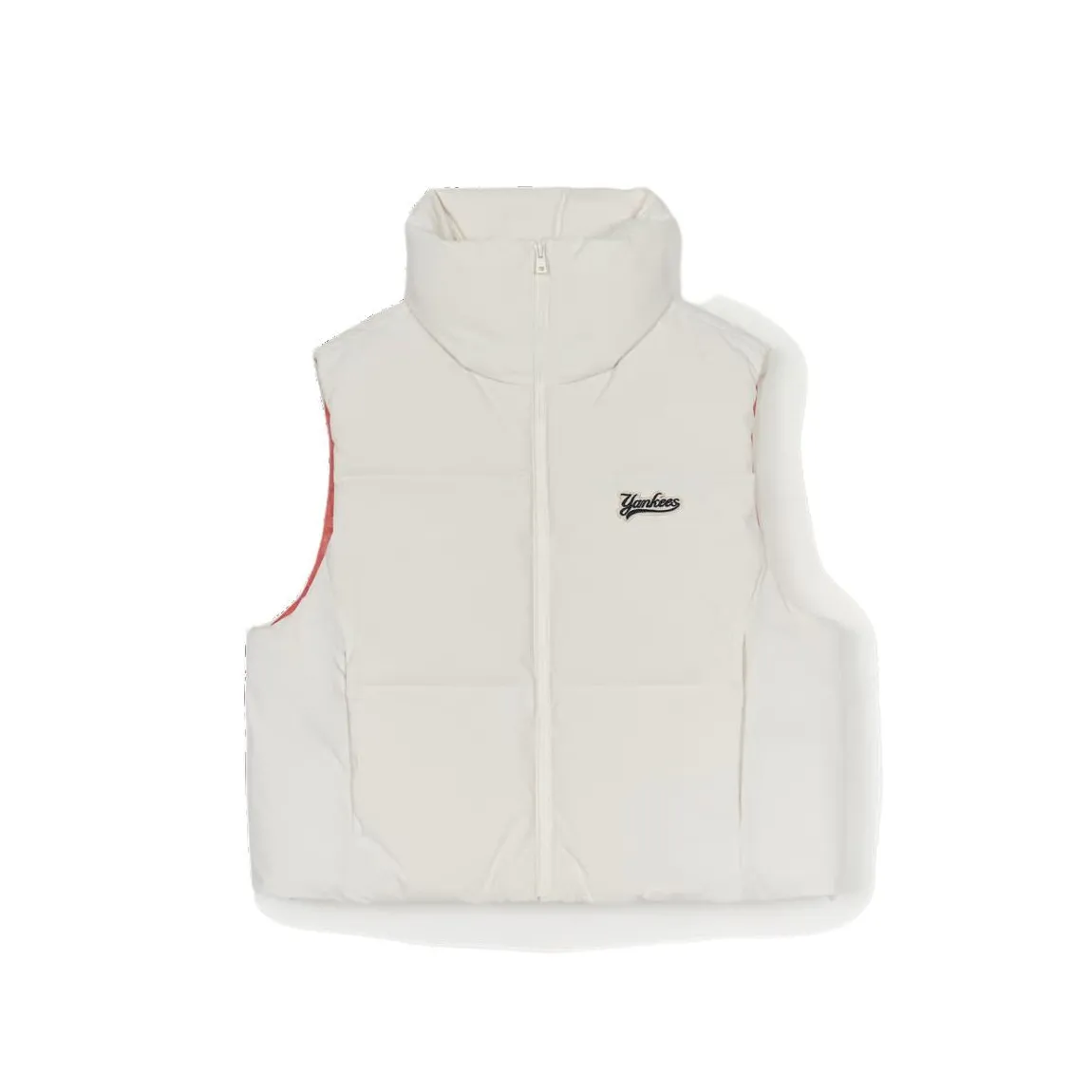 Mlb Base Logo New York Yankees Жилет Женские Кремовый Белый