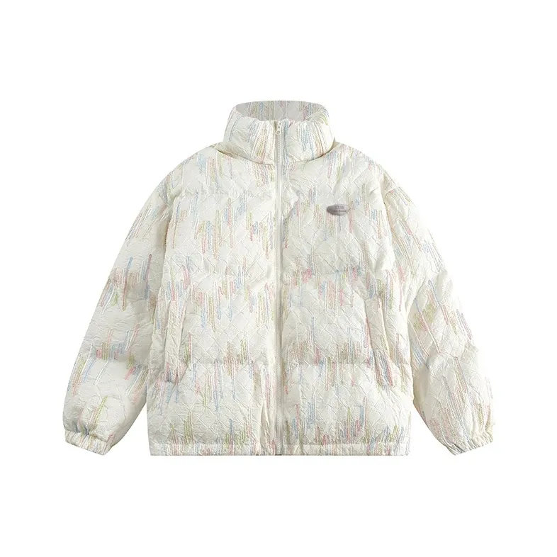 FORLOVENANCY Puffer Jacket Women's Milk White