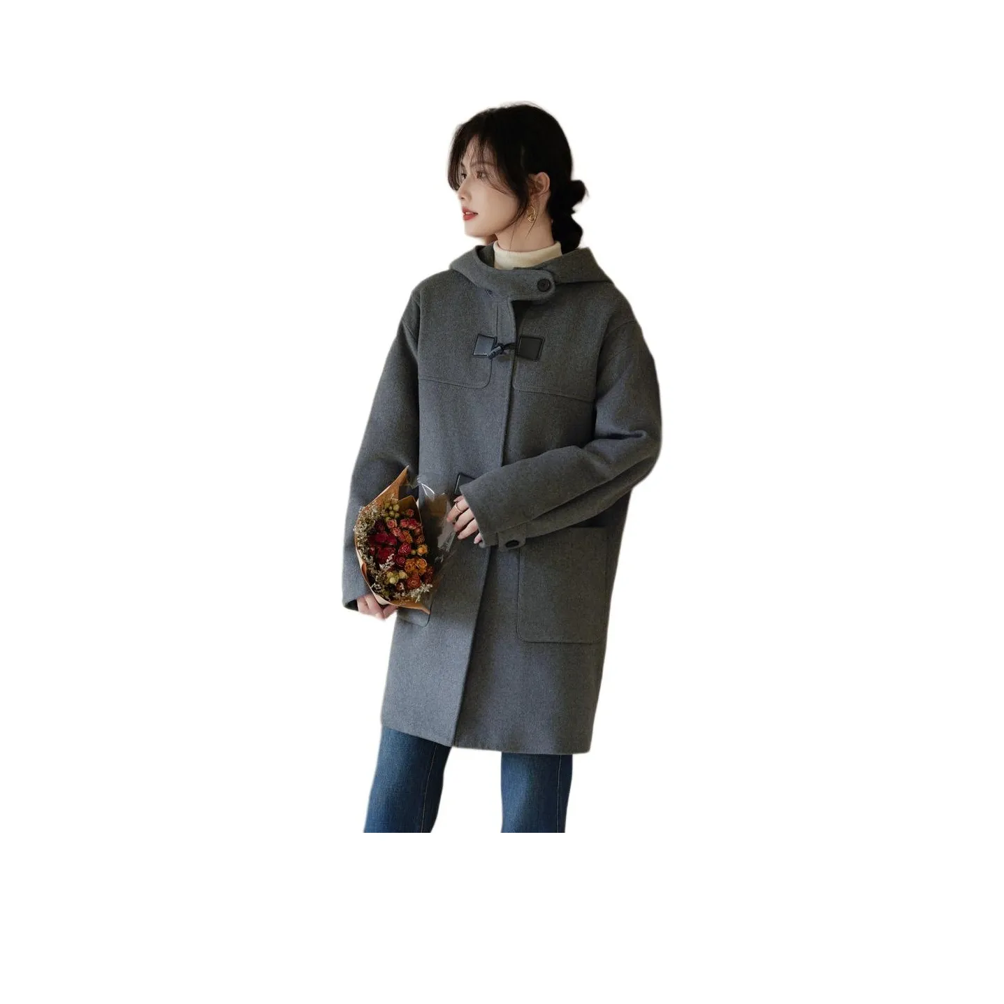 Still Quiet Куртка Женская Элегантная Серого цвета