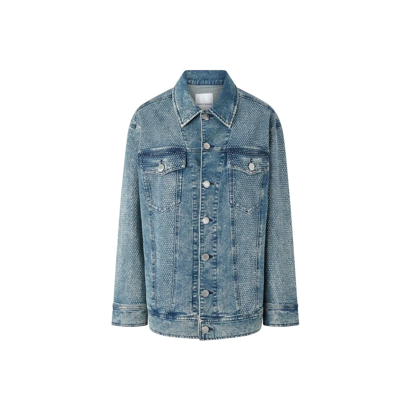 PINKO Dakar Embellished Denim Jacket