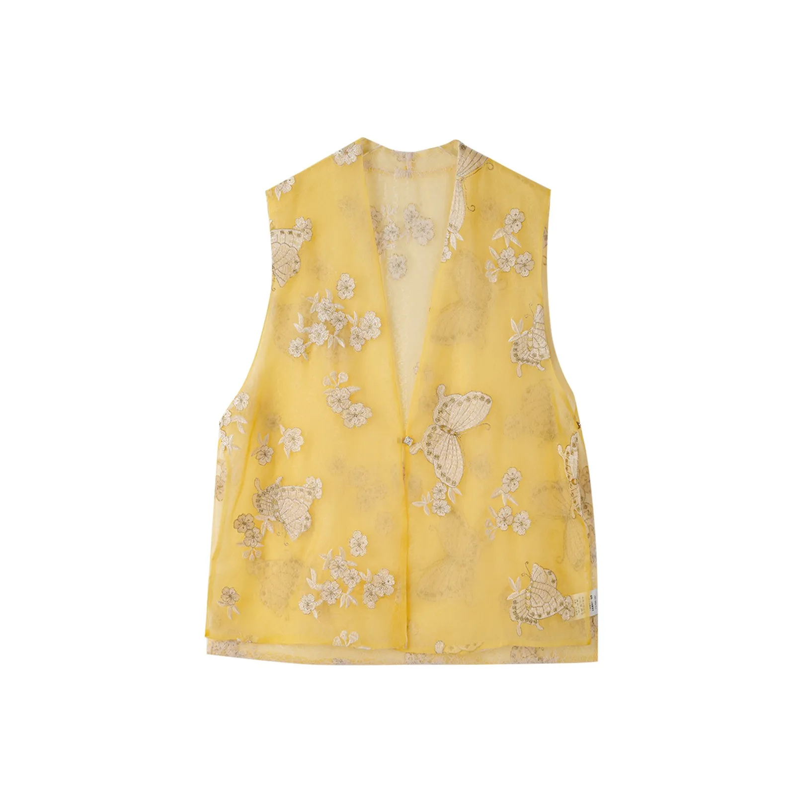 To The West Жилет Женские Желтый