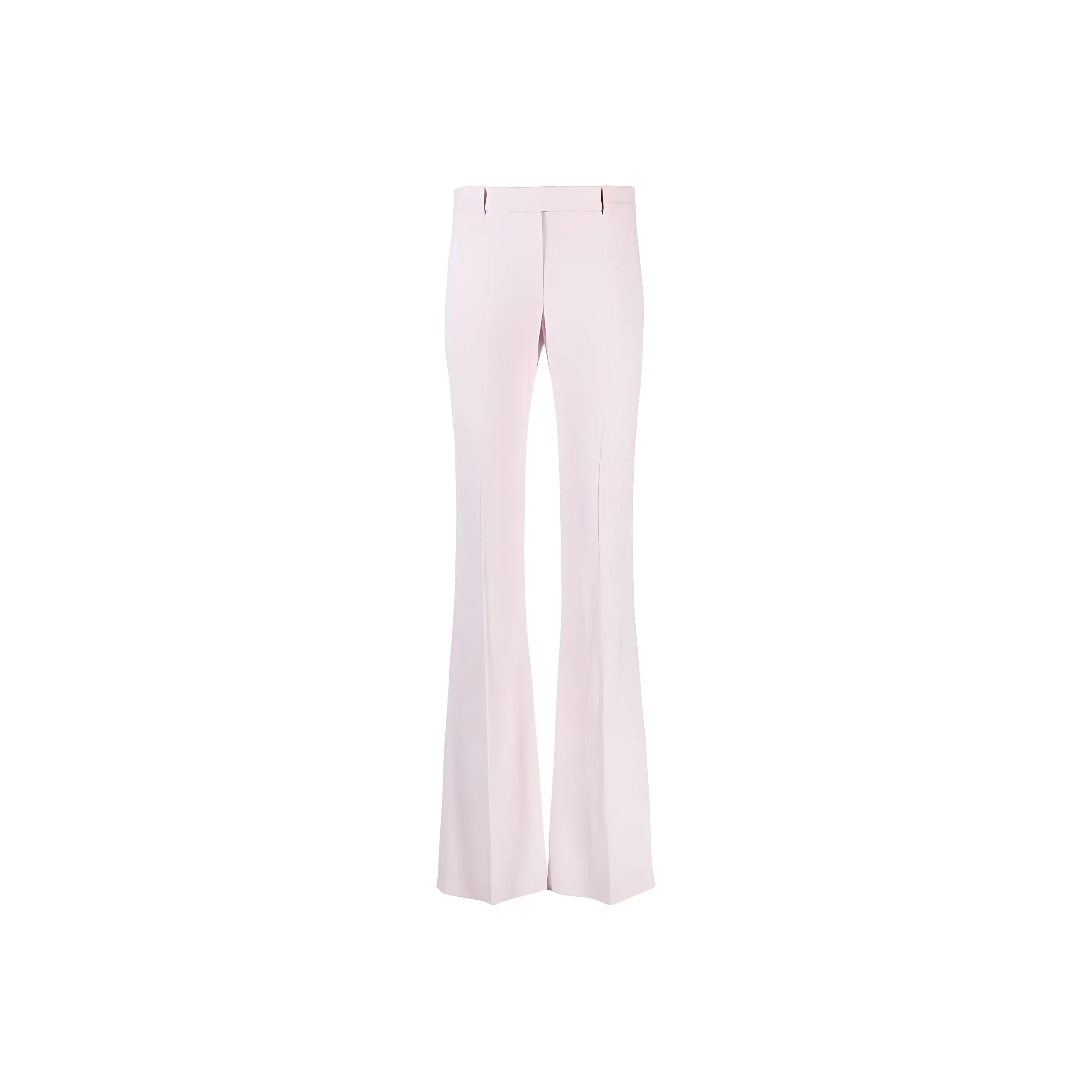 Alexander McQueen Flared Crepe Trousers