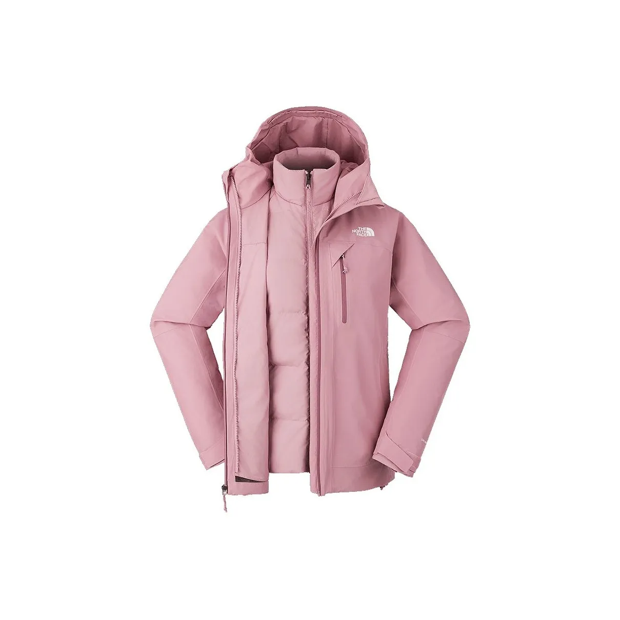 THE NORTH FACE City Outdoor Collection Windbreaker Jackets Women's Falling Cherry Blossom Purple