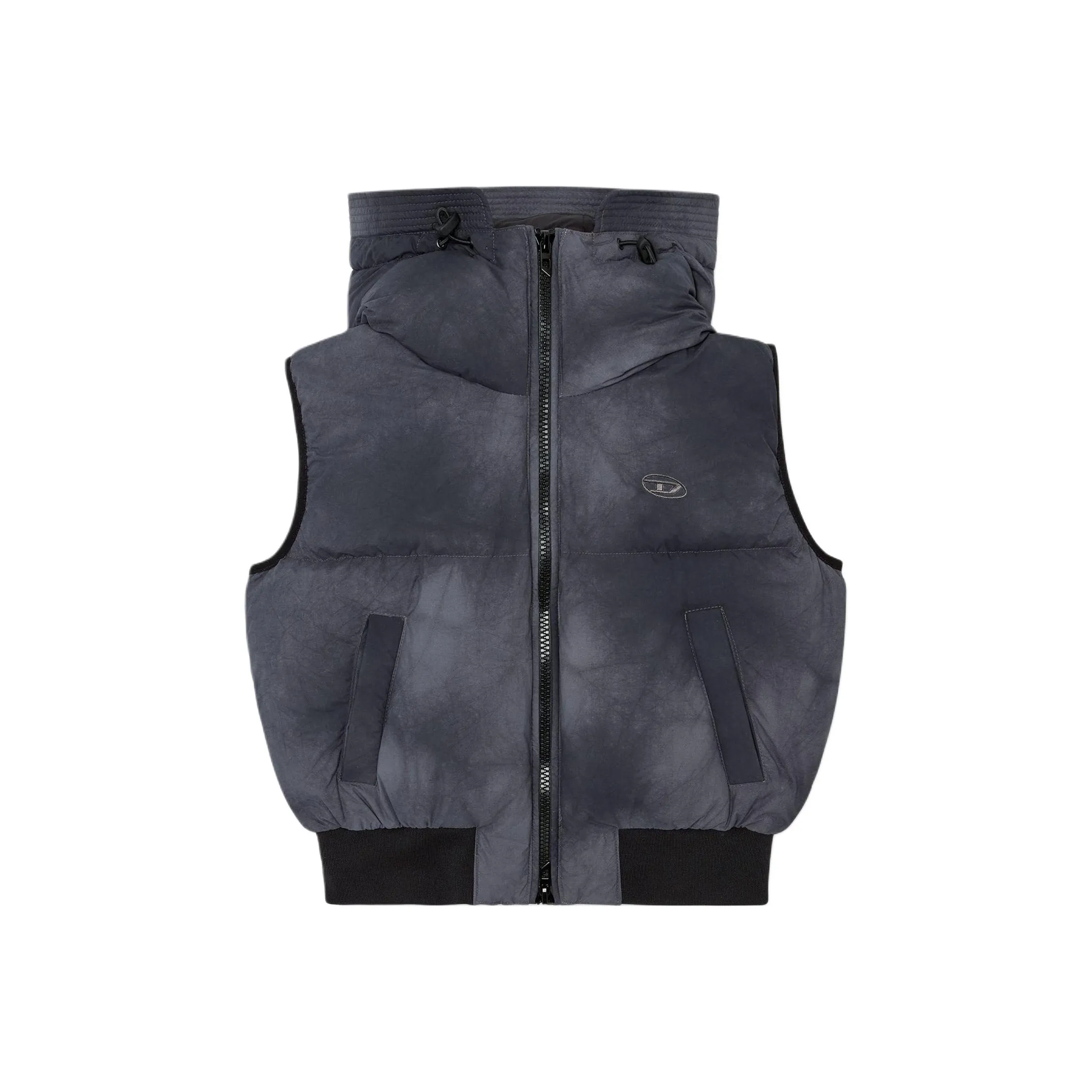 DIESEL FW24 Жилет Женские Темно-Серый