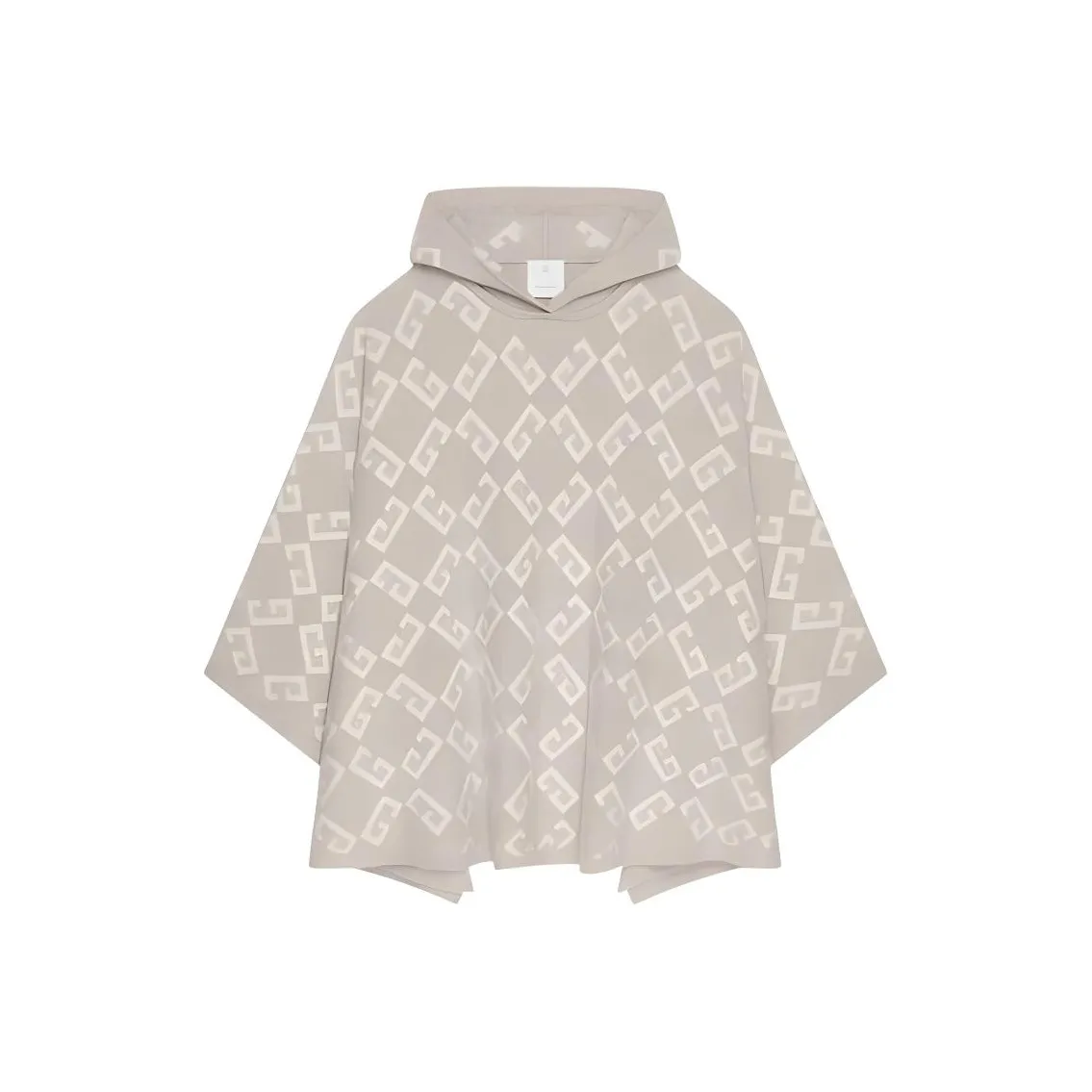 Givenchy Logo intarsia Hooded Poncho