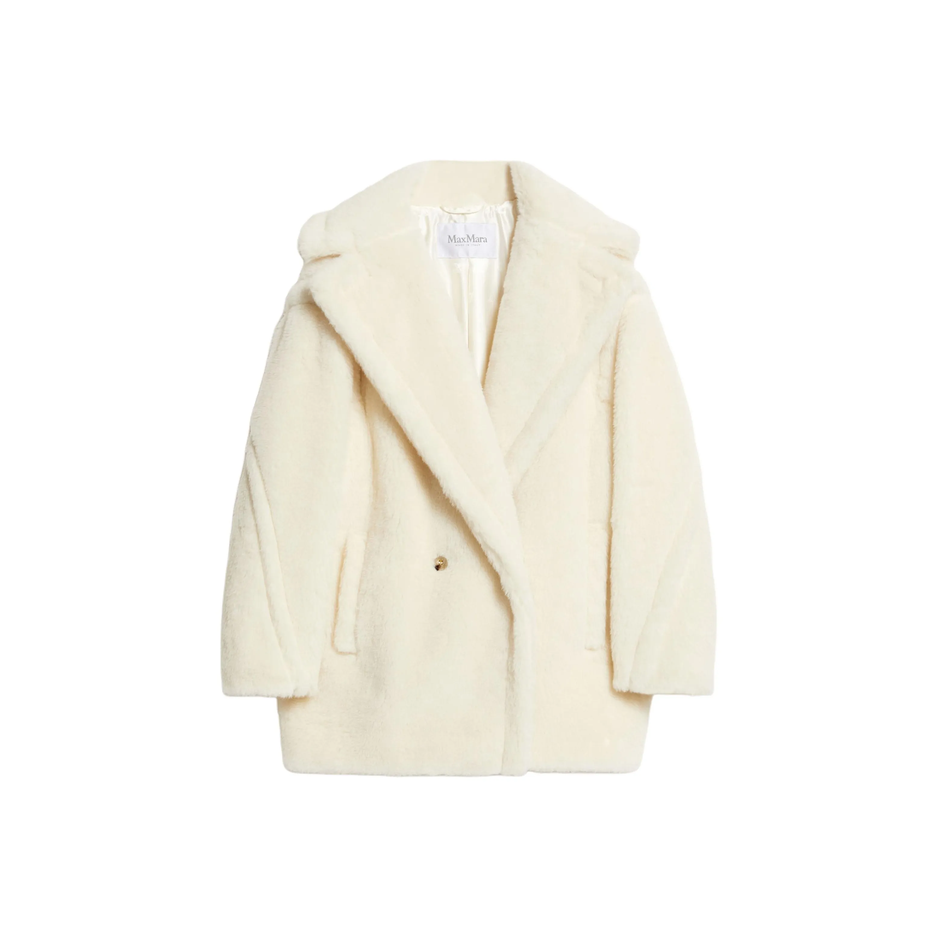 MaxMara Velvet feel Coat Women's White