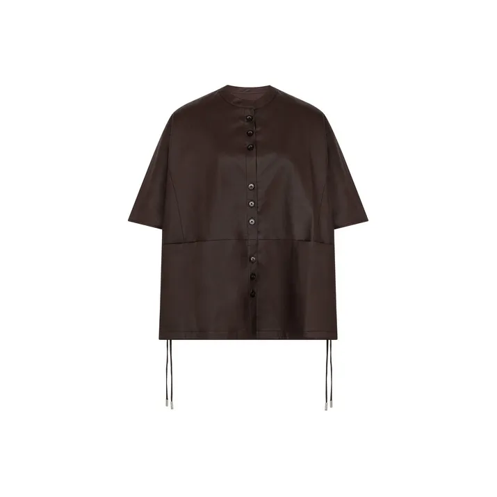 MEIYANG Красный кофе Женские кожаные куртки