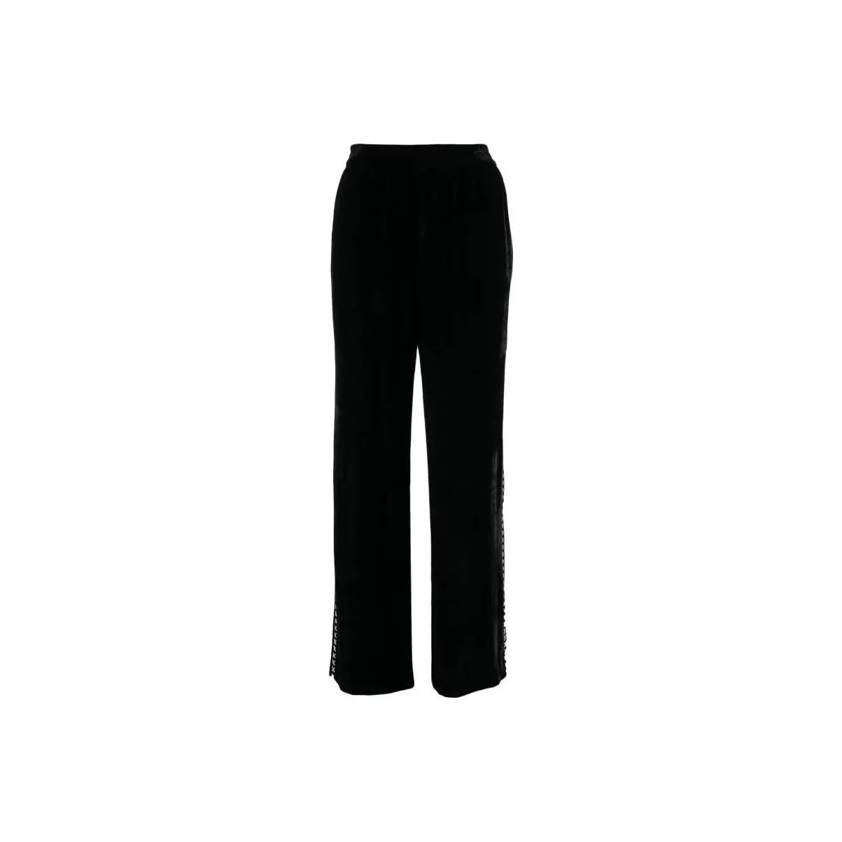 Golden Goose Cross-print Velvet-finish Track Pants