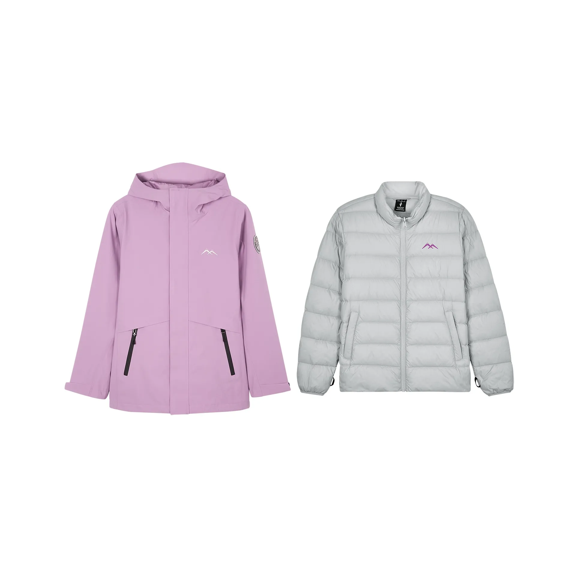 Skechers Hiking Outdoor Поход Городская жизнь Путешествие Коммутирование Термостойкая Ветровка Женская Лаванда Пыльно-фиолетовый