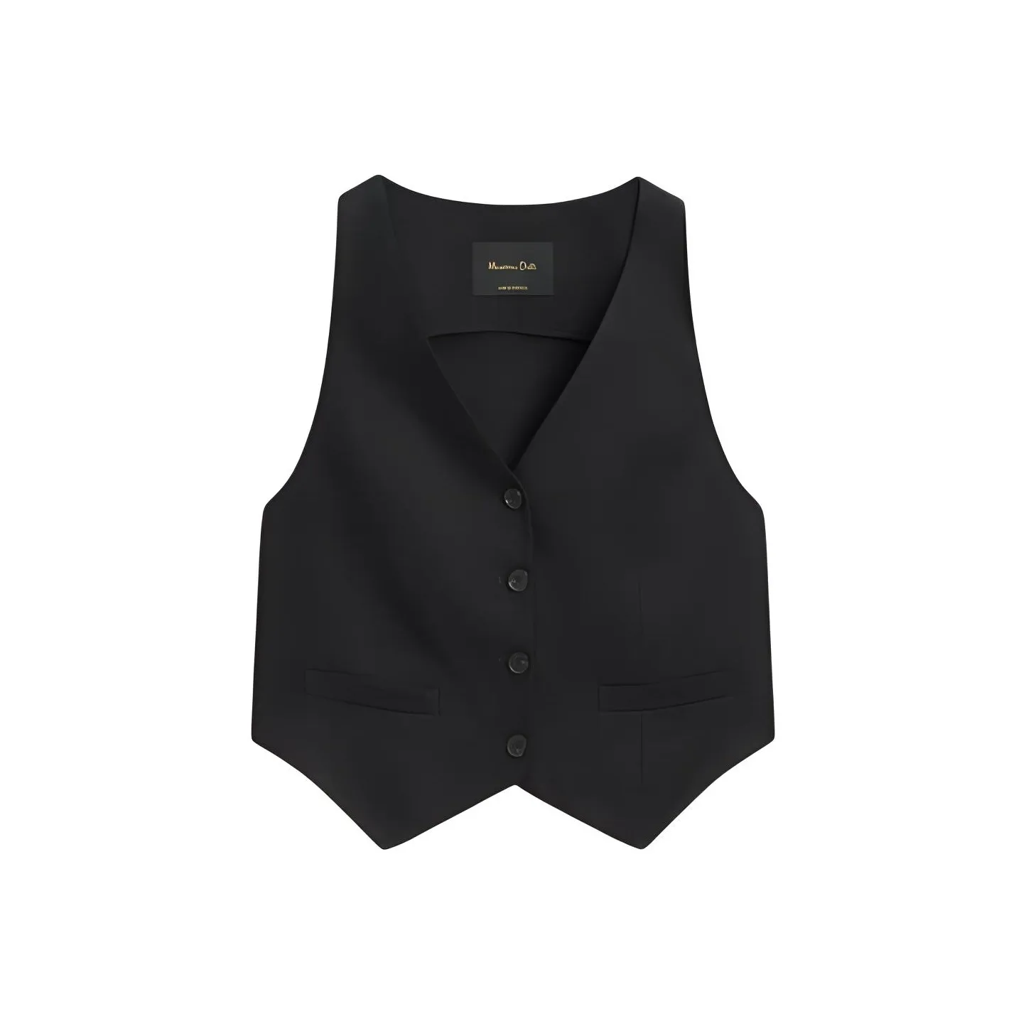 Massimo Dutti Vest Women's Black