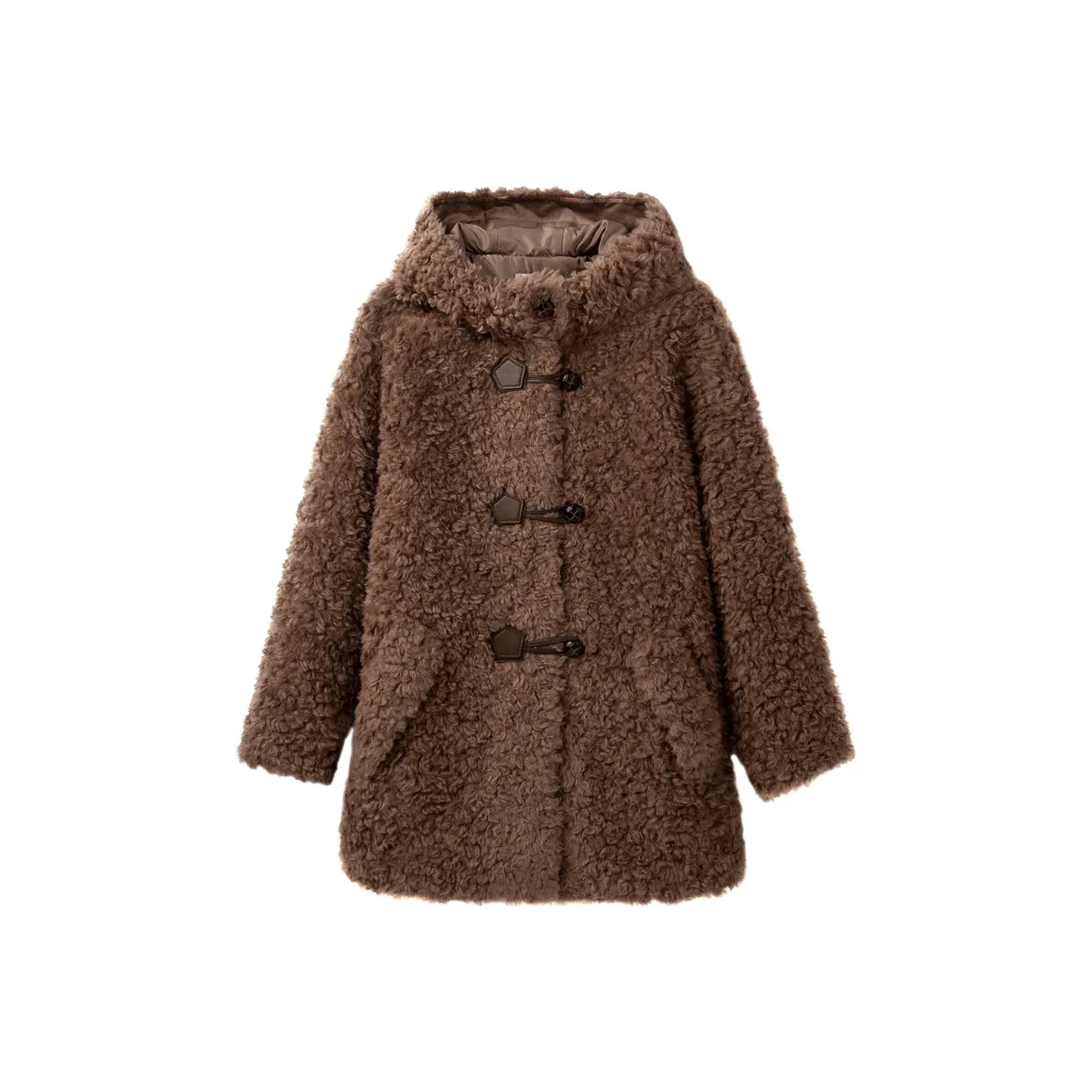 LEDIN Бархат Feel Куртка Женские Молоко Латте Коричневый