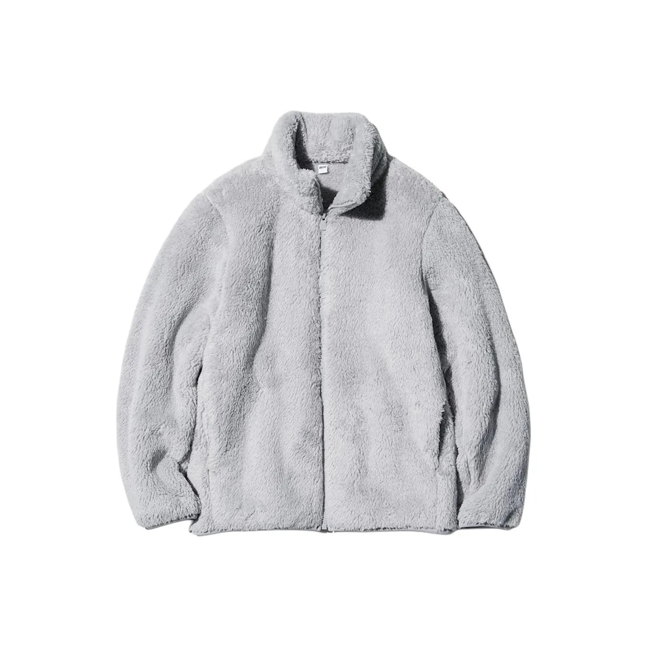 UNIQLO Бархат Feel Пальто Женское Светло-Серое