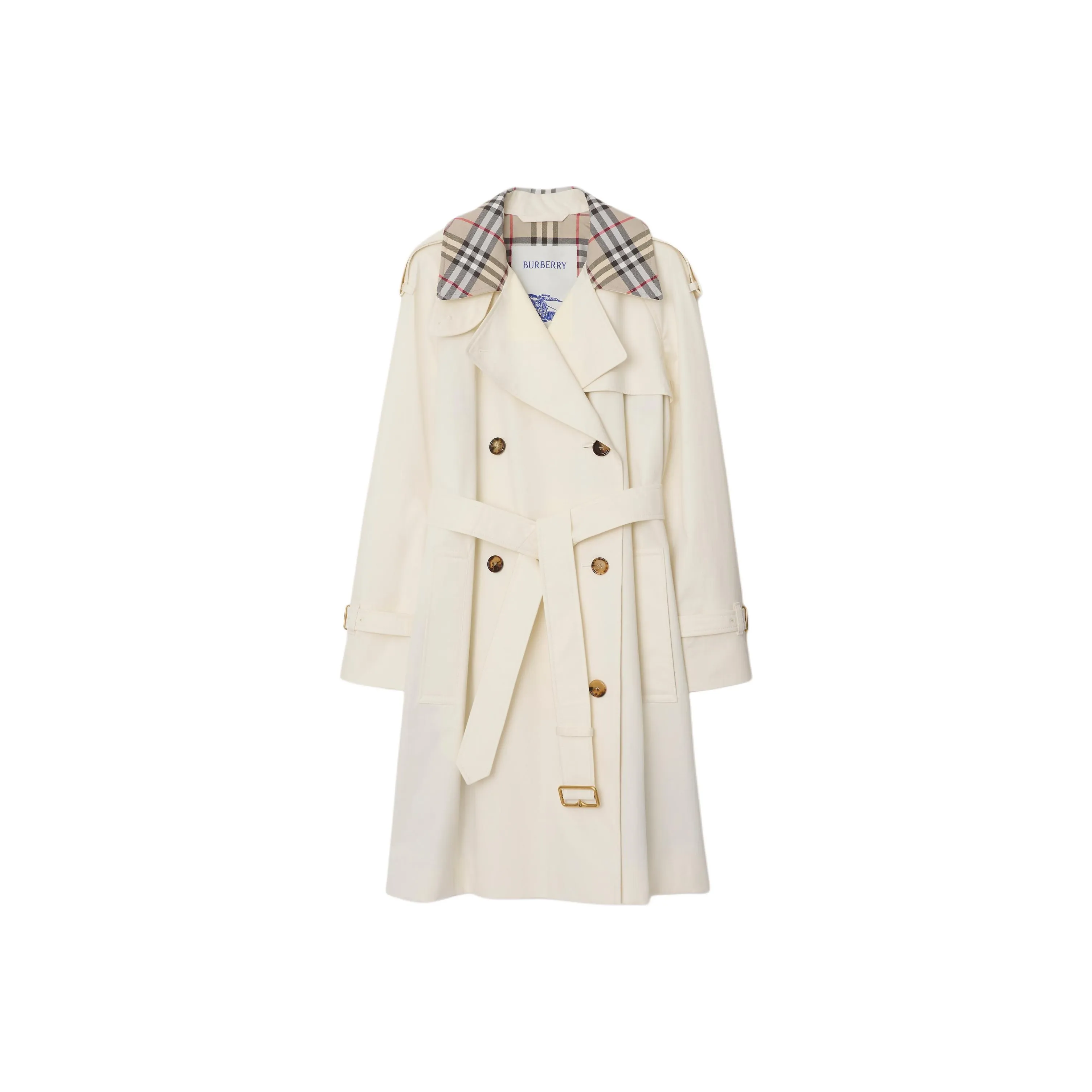 Burberry Trench SS25 Trench Coat Women's White