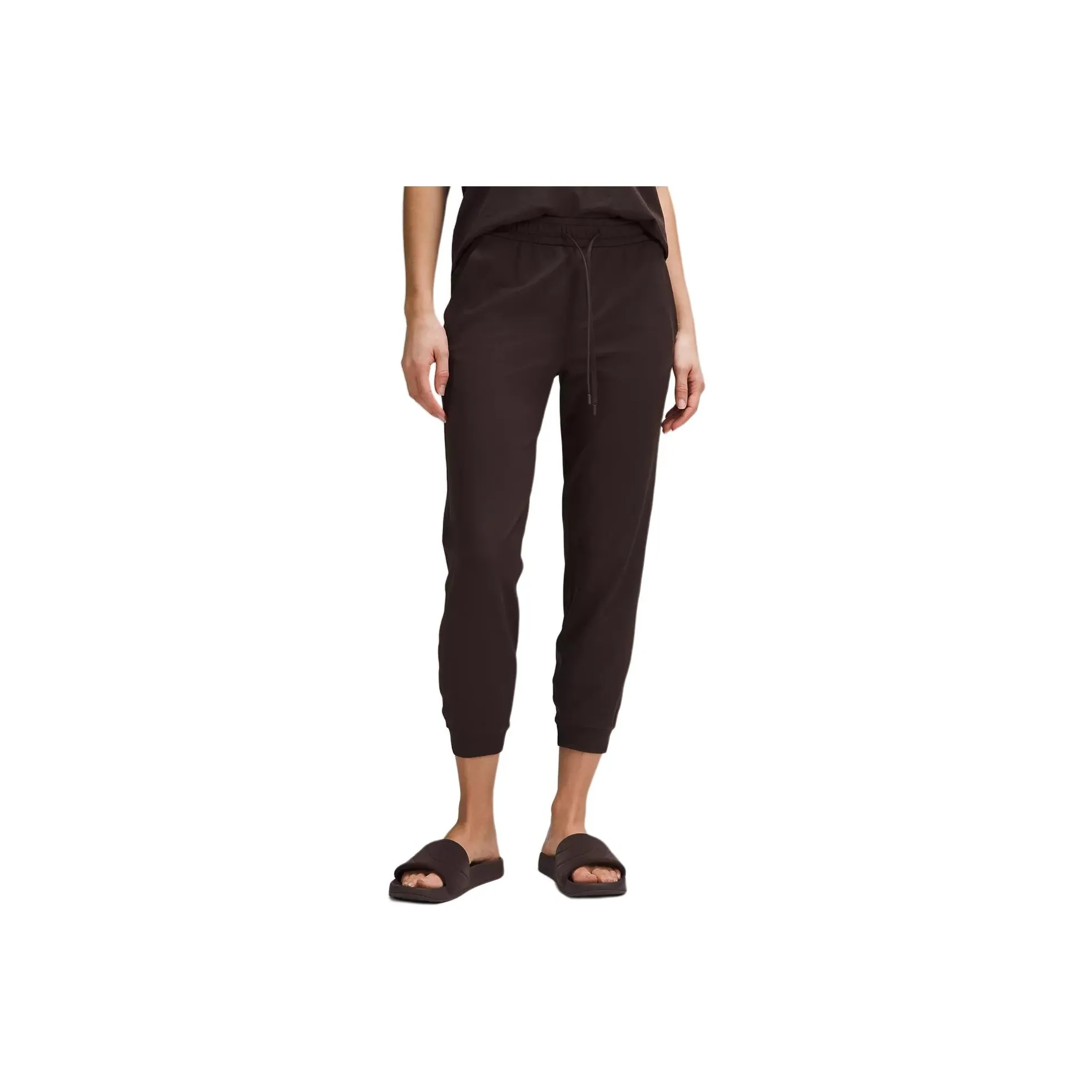 Lululemon Organic Cotton Soft Jersey Classic Fit Mid Rise Jogger Casual Pants Women's
