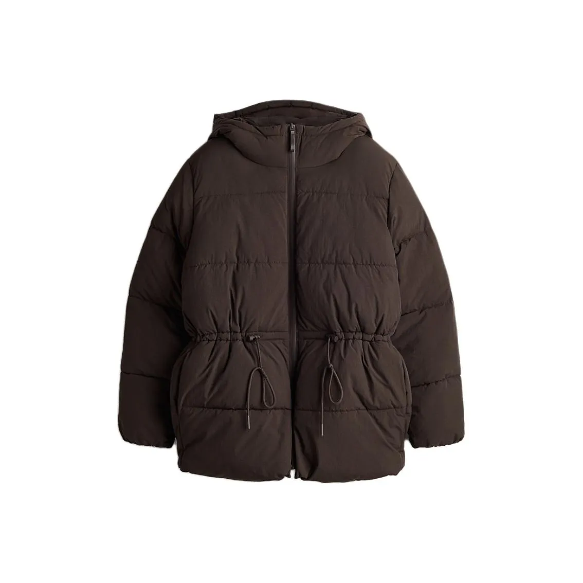 H&M Puffer Jacket Women's Dark Brown