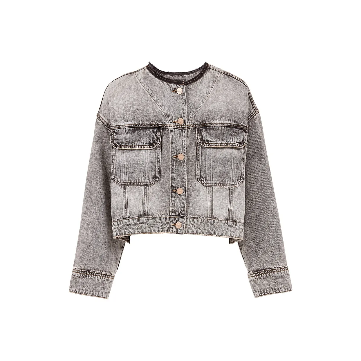 ONLY Denim Jacket Women's J08 Light Denim Gray