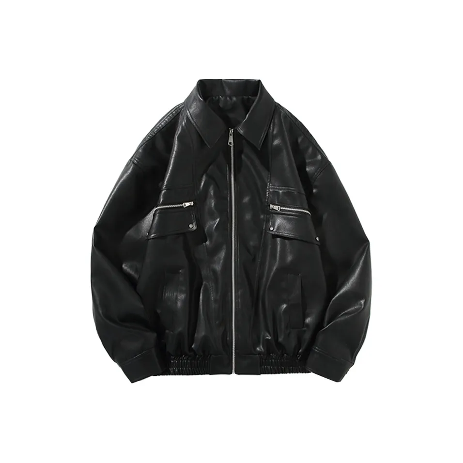 WOHOO Leather Jackets Unisex