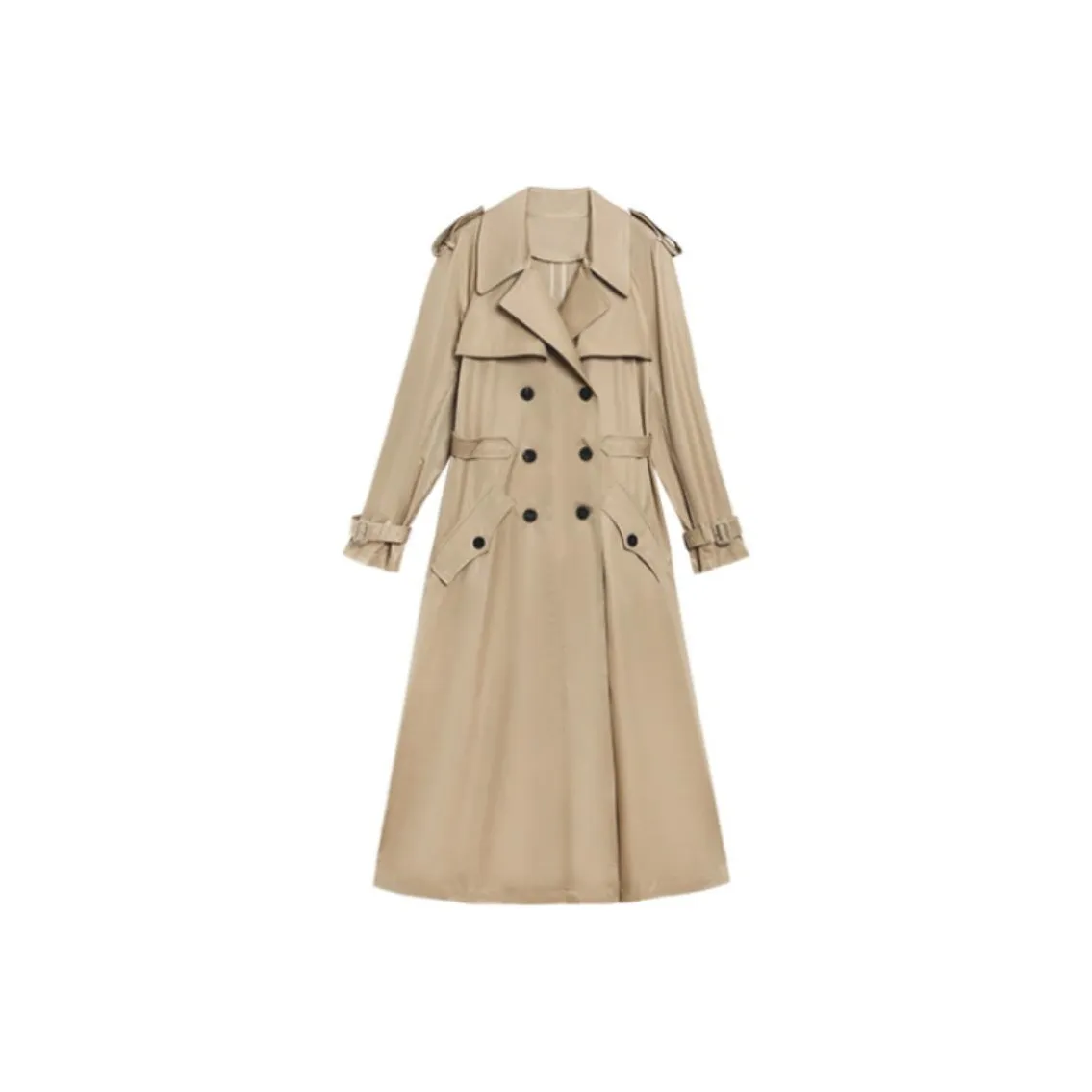 DEAR DEER PUFF Тренчкот Женский Хаки