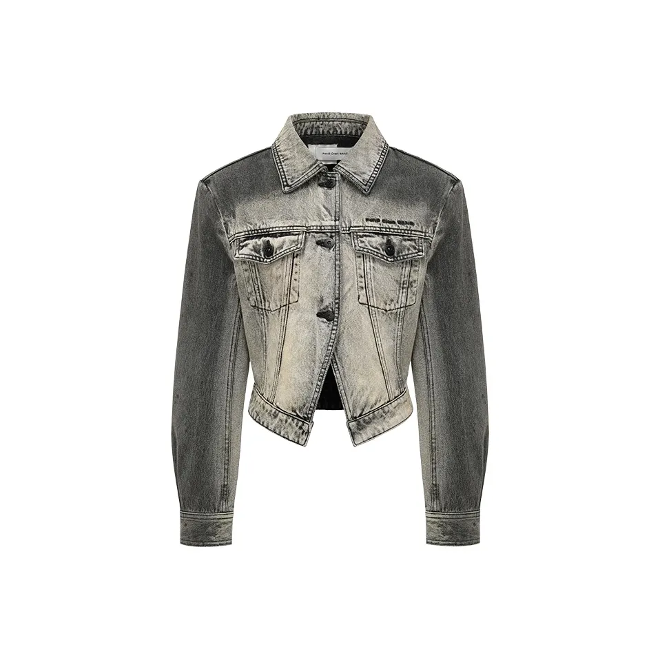 Feng Chen Wang Logo patch Denim Jacket