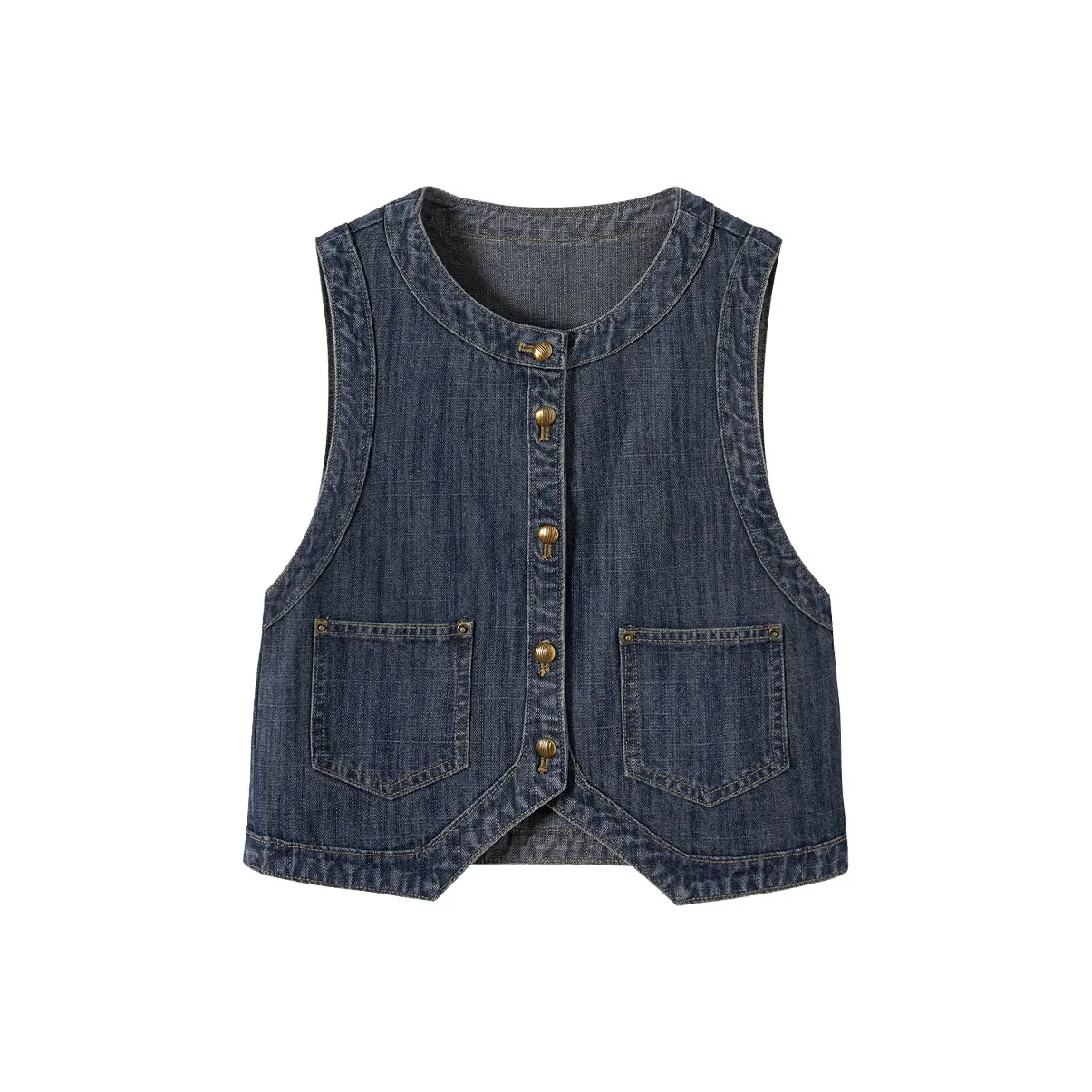 TOUCH Темно-синий Женские Жилеты