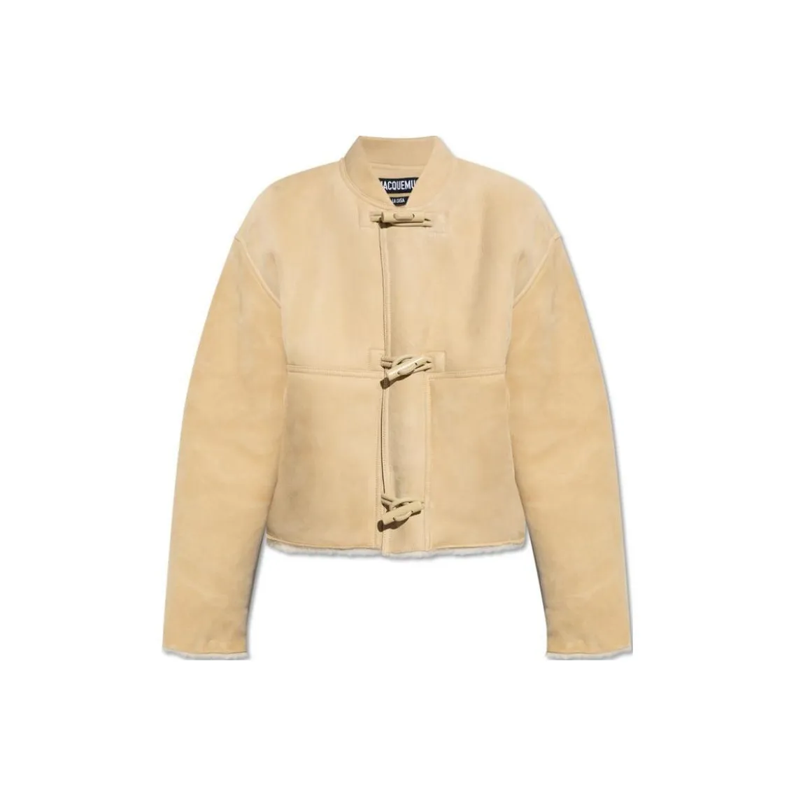 Jacquemus Telo Cropped Leather Jacket