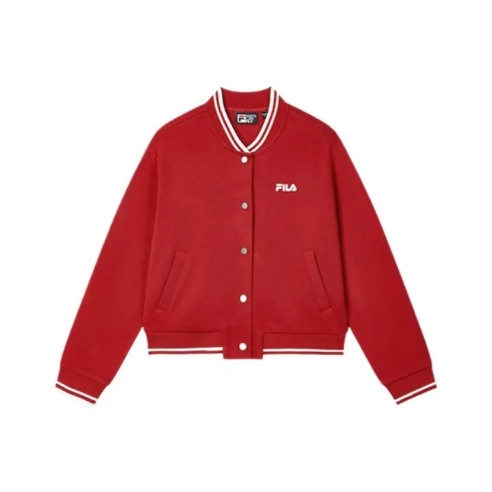 FILA HERITAGE Бейсбольная куртка Женская Rhythm Red