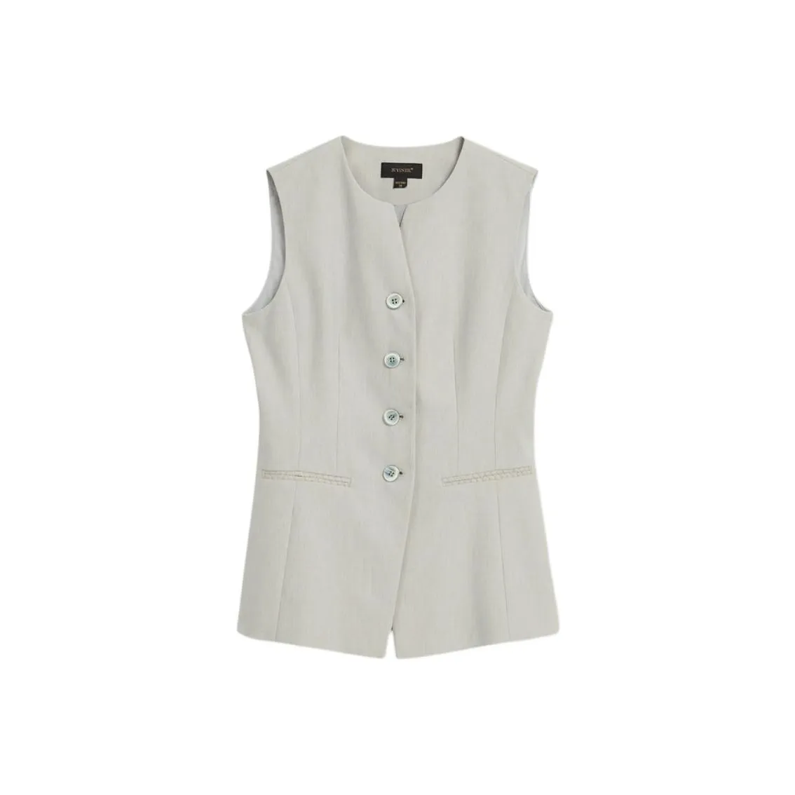 Yiner Светло-синий Женские Жилеты