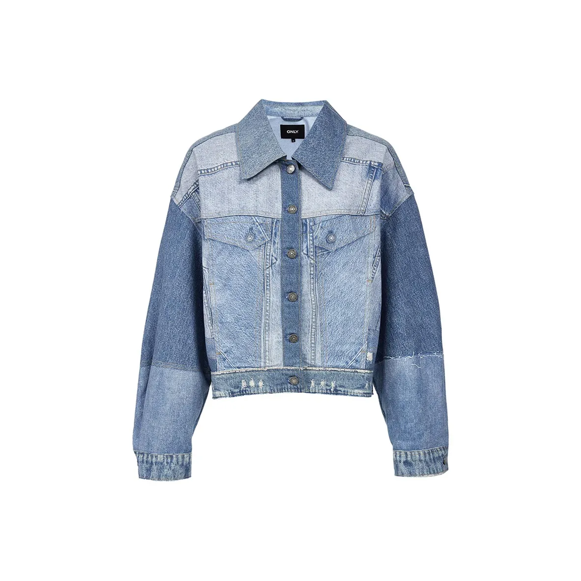 ONLY Denim Jacket Women's Vintage Blue ONLY Деним Куртка Женская Винтажный Синий