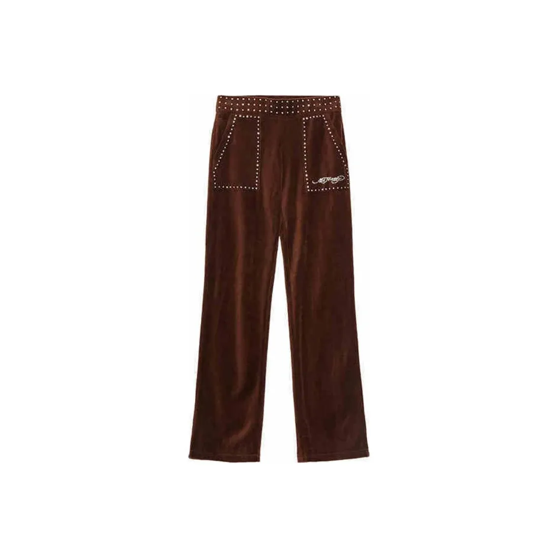 Ed Hardy Casual Pants Women's Iced Mocha Brown
