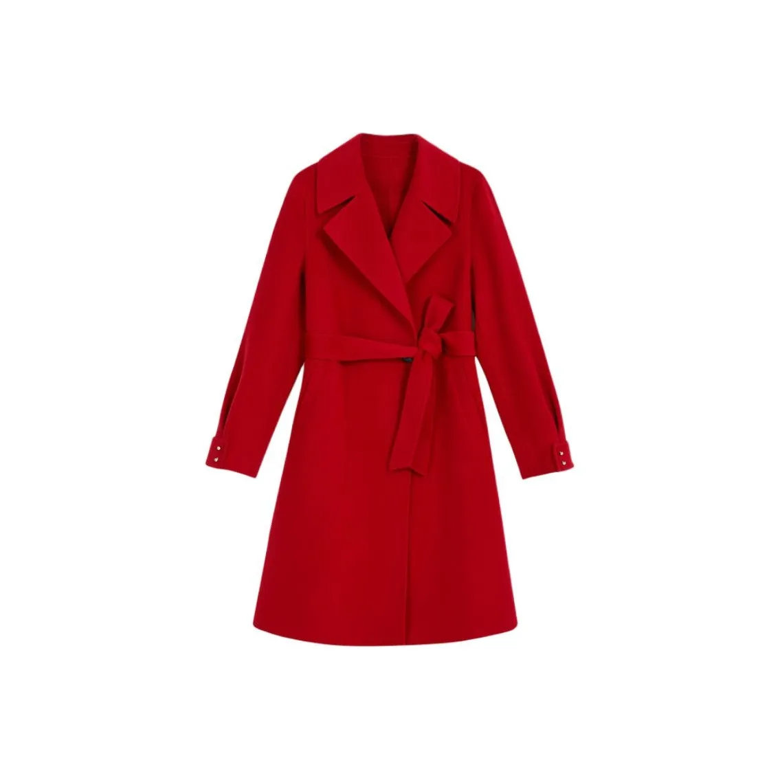Yiner Китайский Красный Женское Пальто