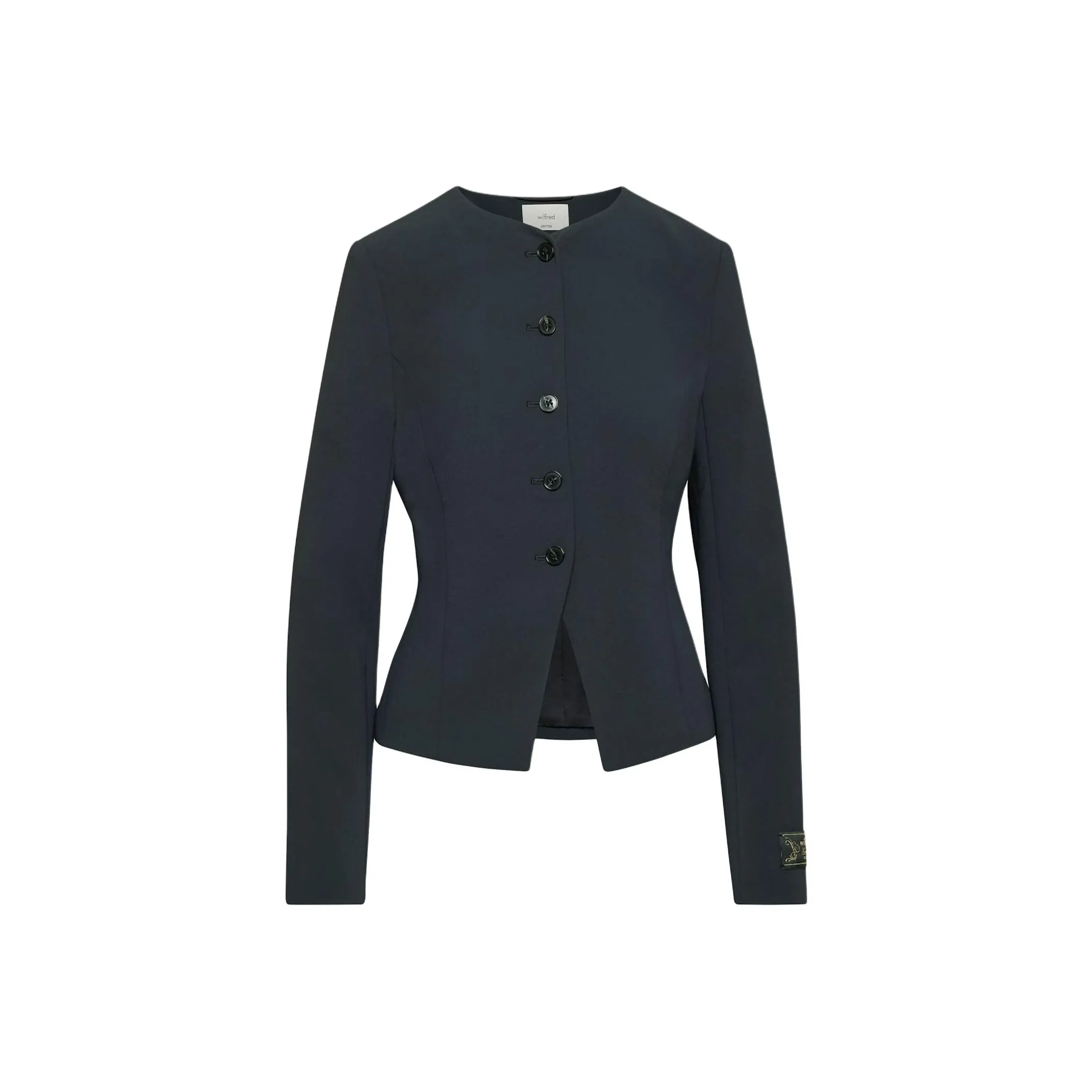 ARITZIA Wilfred Regal Blazer Business Suit Women's Dark Night Navy/Blackout Navy
