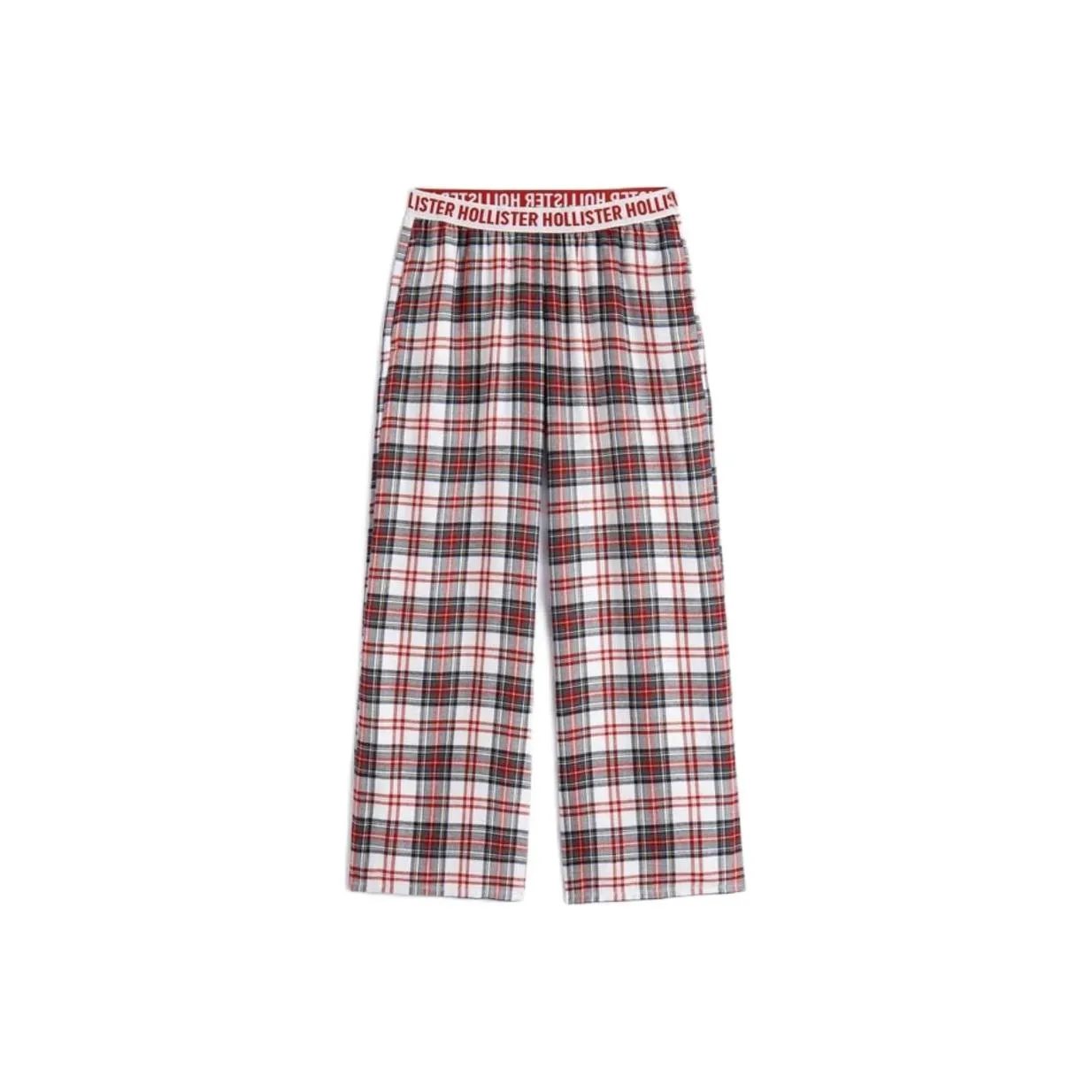 Hollister Casual Pants Women's Red Plaid